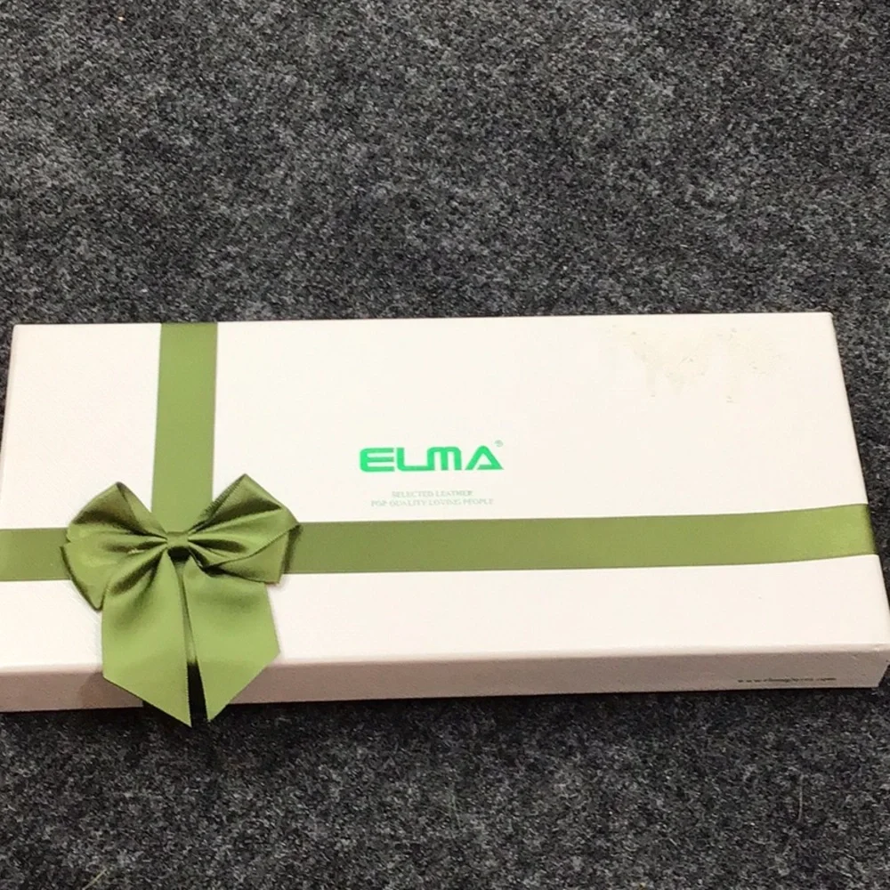 Elma violet lamb skin leather gloves with cashmere lining
